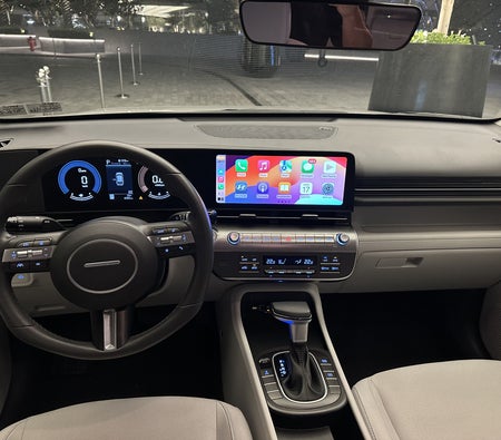 Gray Hyundai Kona 2024