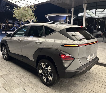 Gray Hyundai Kona 2024