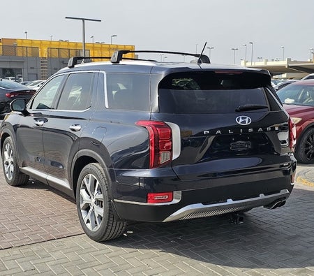 Blue Hyundai Palisade 2021