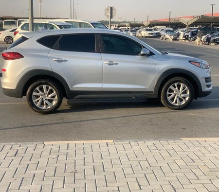 Silver Hyundai Tucson 2019