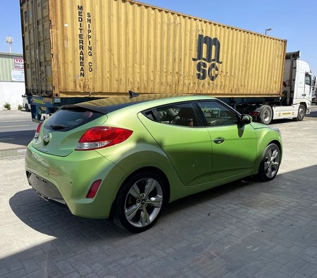 Green Hyundai Veloster N Line 2015