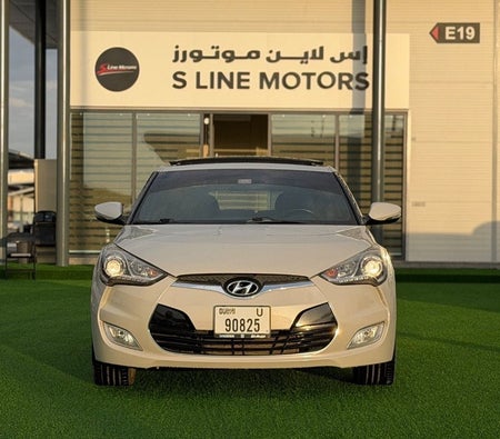 Beige Hyundai Veloster 2016