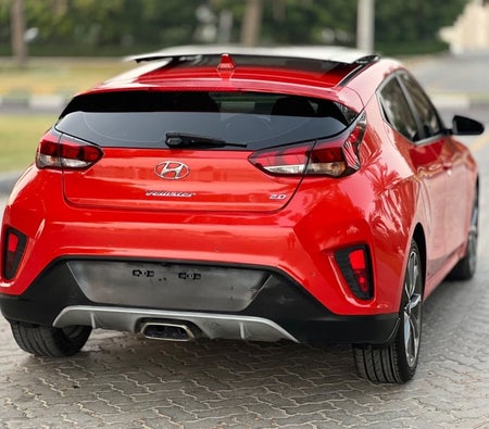 Red Hyundai Veloster 2020