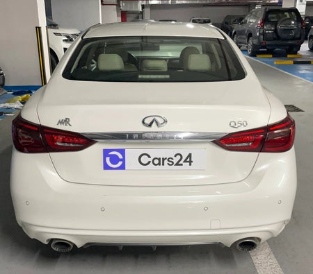 Blanc Infiniti Q50 LUXE 2024 Blanc Infiniti Q50 LUXE 2024
