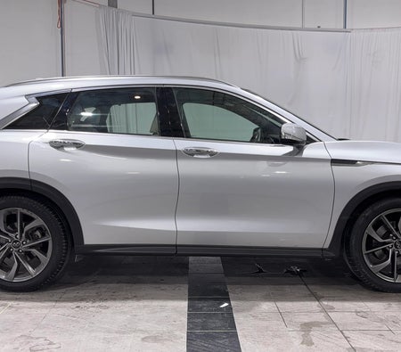 Silver Infiniti QX50 Luxury 2021