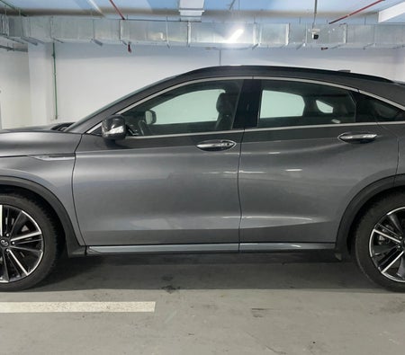 Gray Infiniti QX55 ESSENTIAL 2023