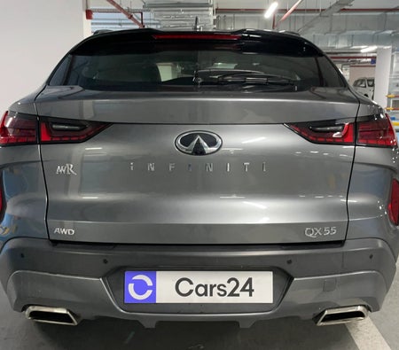 Gray Infiniti QX55 ESSENTIAL 2023
