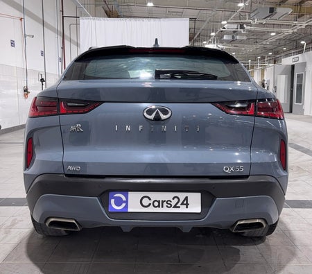 Gray Infiniti QX55 ESSENTIAL 2023