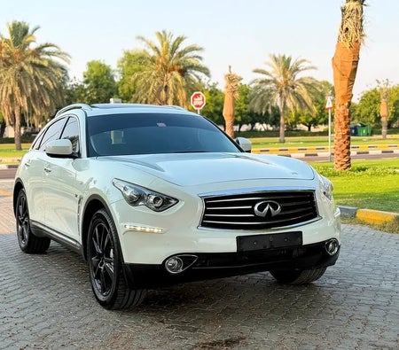 Weiß Infiniti QX70 Limited 2014