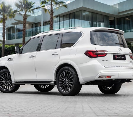 White Infiniti QX80 Sensory Proactive 2024