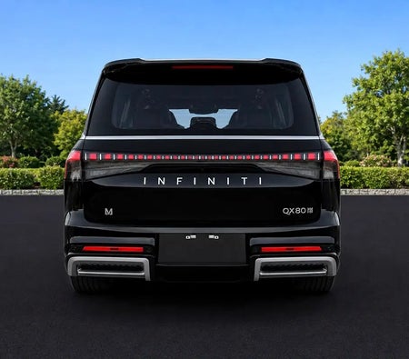 Black Infiniti QX80 SENSORY 2026