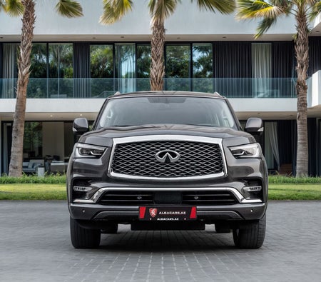 Gray Infiniti QX80 SENSORY 2022
