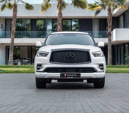 Blanc Infiniti QX80 Black Edition 2023 Blanc Infiniti QX80 Black Edition 2023