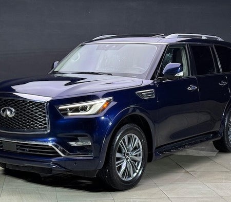Blue Infiniti QX80 2021