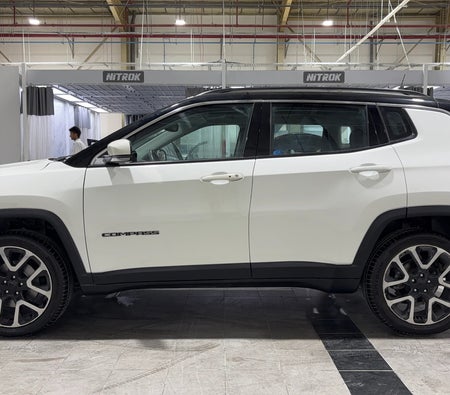 White Jeep Compass Limited 2019