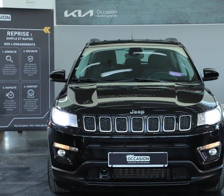 zwart Jeep Compass 1.6 Multijet Longitude 4x2 BVM 120ch 2021