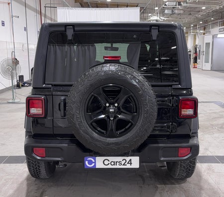 Schwarz Jeep Wrangler Sport 2021