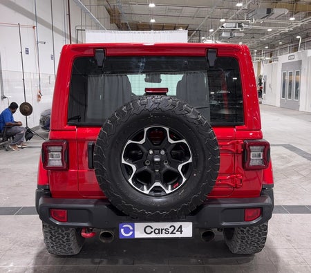 Red Jeep Wrangler Unlimited Rubicon 2023
