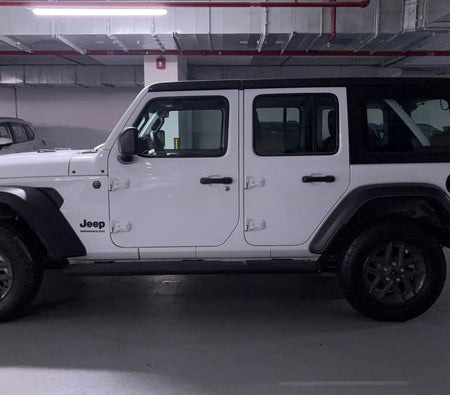 White Jeep Wrangler Unlimited Sport 2024 White Jeep Wrangler Unlimited Sport 2024