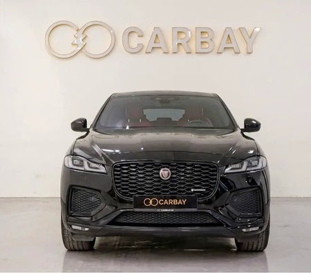zwart Jaguar F Pace R-Dynamic 2021