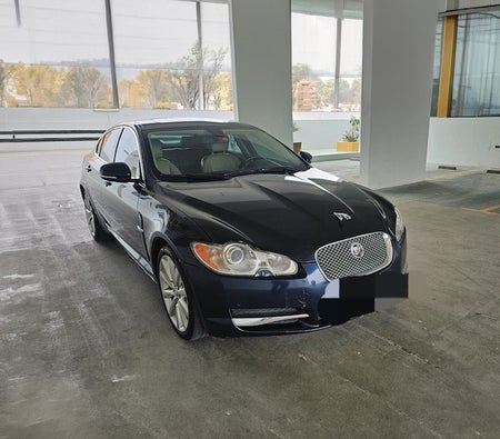 Blue Jaguar XF 2011