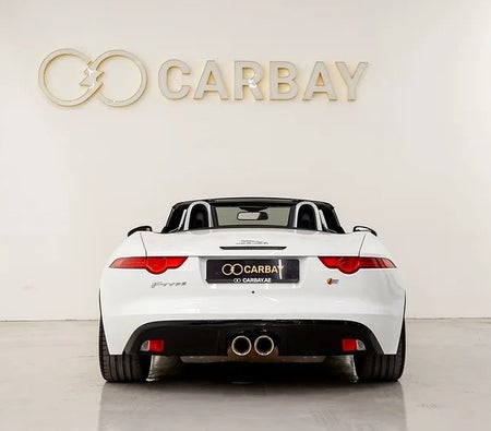 White Jaguar F Type S 2015