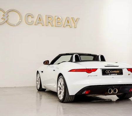 White Jaguar F Type S 2015