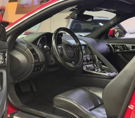 Red Jaguar F Type 2015