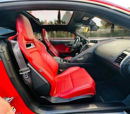 rojo Jaguar F Type R-Dynamic 2018