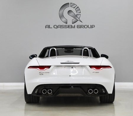 White Jaguar F Type 2022