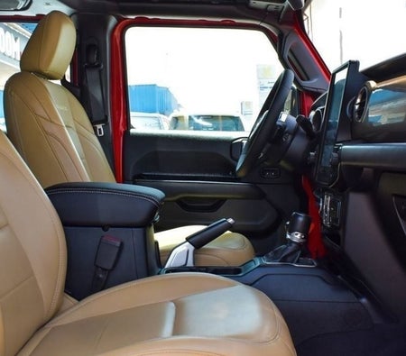 Red Jeep Wrangler 2018