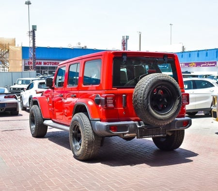 Red Jeep Wrangler 2018
