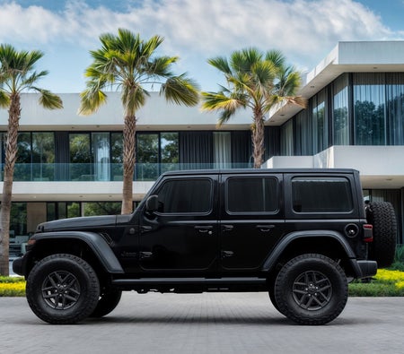 Schwarz Jeep Wrangler Sport 2025