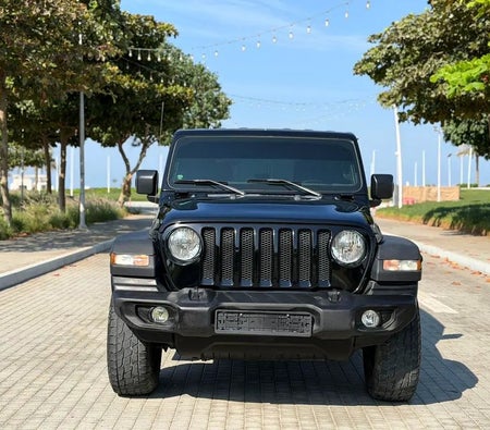 Black Jeep Wrangler Sport 2019