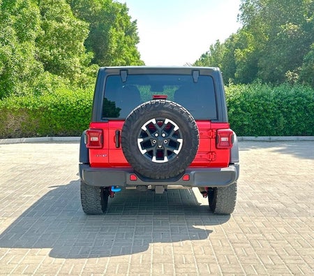 Red Jeep Wrangler 4xe 2024