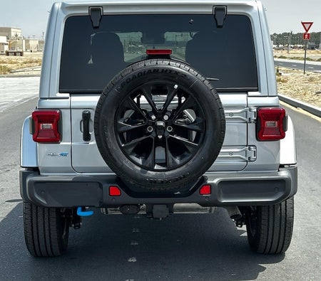 Silver Jeep Wrangler 4xe 2024