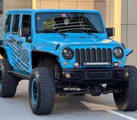 Bleu Jeep Wrangler Unlimited Rubicon 2017