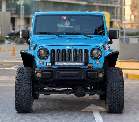 Bleu Jeep Wrangler Unlimited Rubicon 2017
