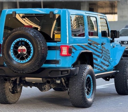 Bleu Jeep Wrangler Unlimited Rubicon 2017