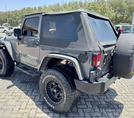 Gray Jeep Wrangler Sport S 2015
