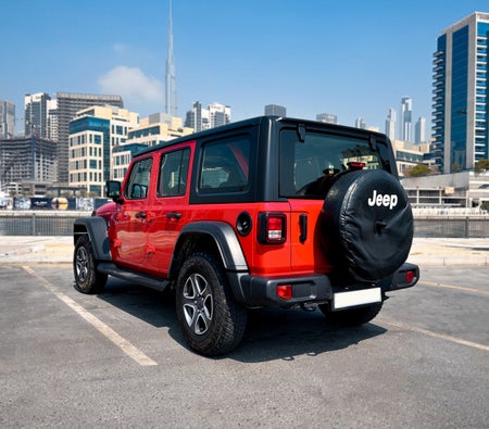 Red Jeep Wrangler 2022