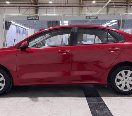 Red Kia Rio LX 2021