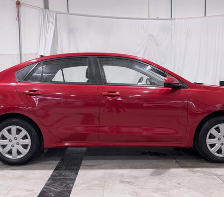 Red Kia Rio LX 2021
