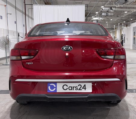 Red Kia Rio LX 2021