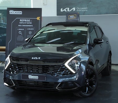 Gray Kia Sportage 1.6 CRDI Black Edition DCT 136ch 2025