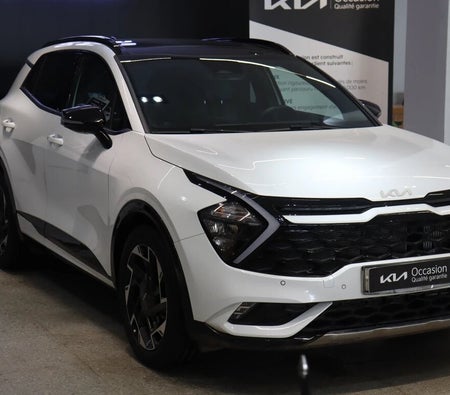 White Kia Sportage 1.6 CRDI Gt ligne DCT 136ch 2024