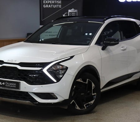 White Kia Sportage 1.6 CRDI Gt ligne DCT 136ch 2024