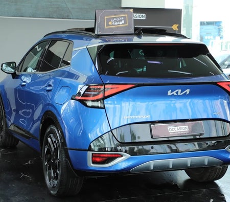 Blue Kia Sportage 1.6 CRDI Gt ligne DCT 136ch 2023