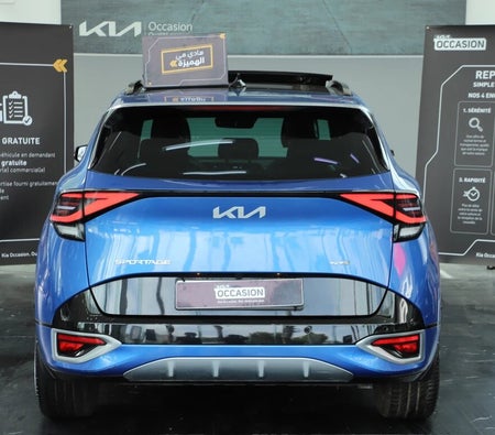 Blue Kia Sportage 1.6 CRDI Gt ligne DCT 136ch 2023
