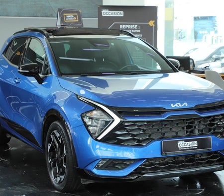 Blue Kia Sportage 1.6 CRDI Gt ligne DCT 136ch 2023